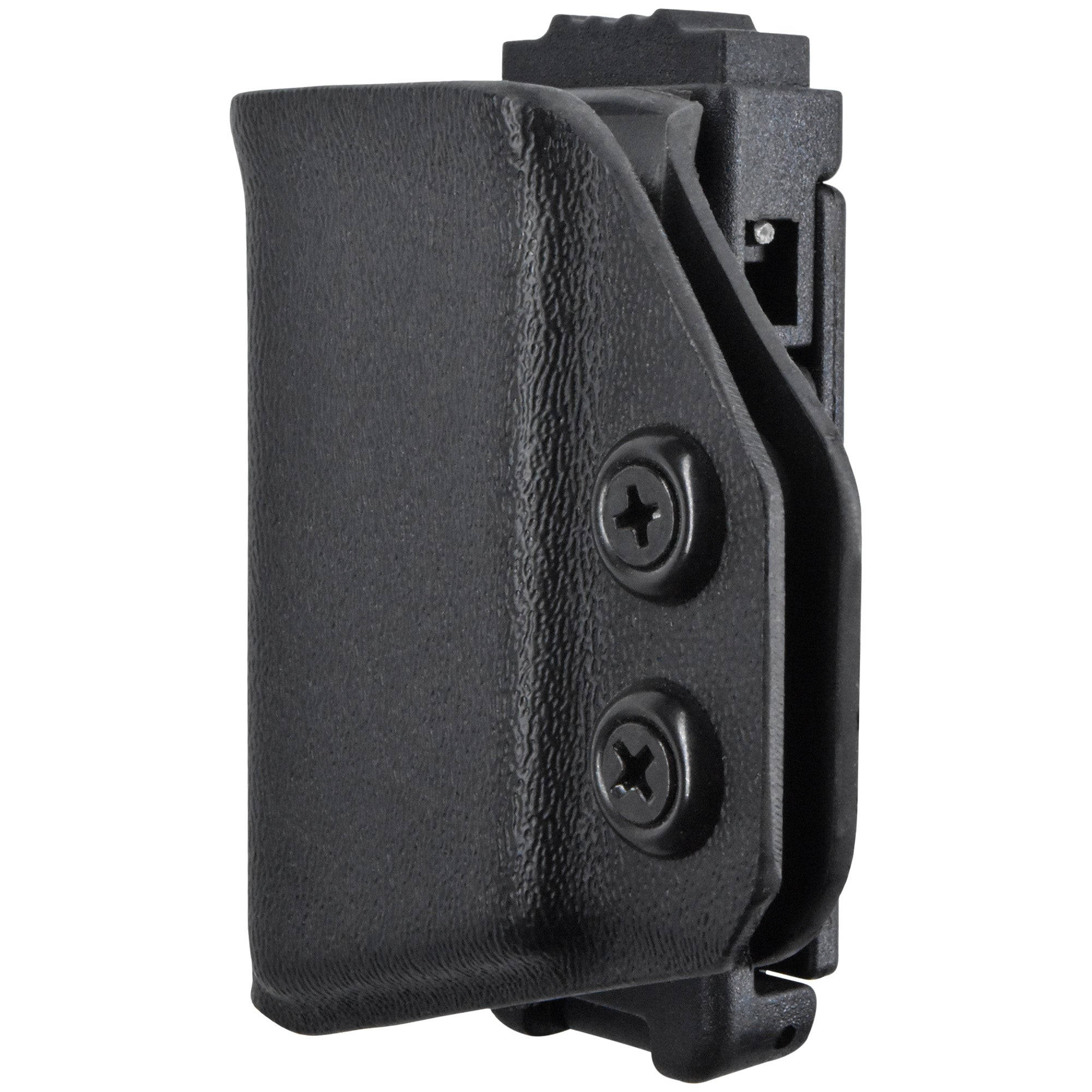 J&J Leather Magazine Carrier For 1911 .45 Single Stack - Ambidextrous Belt Clip Holster