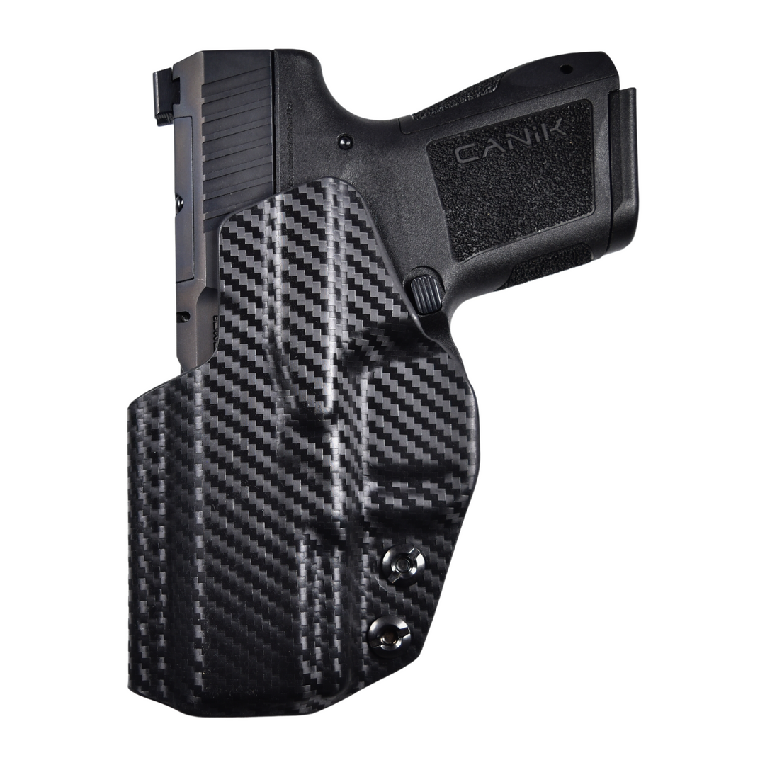 Canik METE MC9 IWB Tuckable Red Dot Ready w/ Integrated Claw Holster Carbon Fiber 3