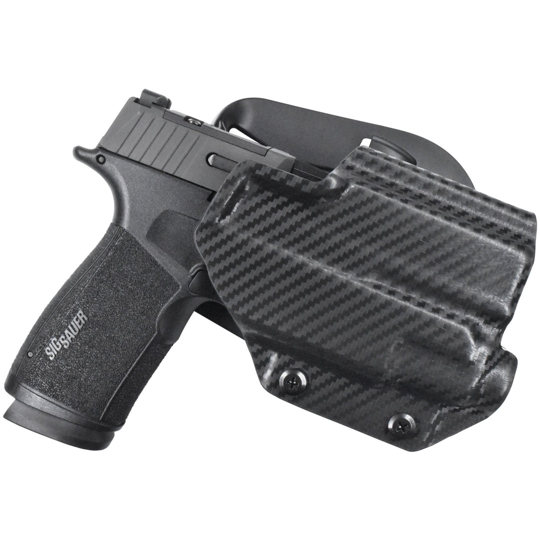 Sig P365 X Macro + TLR-7 Sub OWB Paddle Holster Carbon Fiber 1