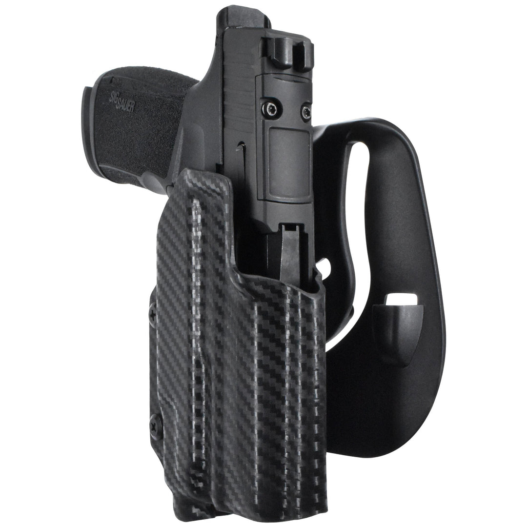 Sig P365 X Macro + TLR-7 Sub OWB Paddle Holster Carbon Fiber 3