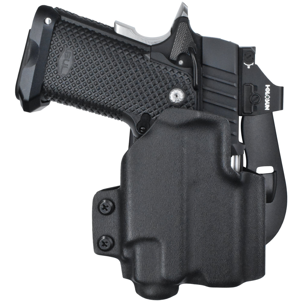 Bul Armory SAS II Ultralight 3.25'' w/ Streamlight TLR-8AG OWB Paddle Holster Black 2