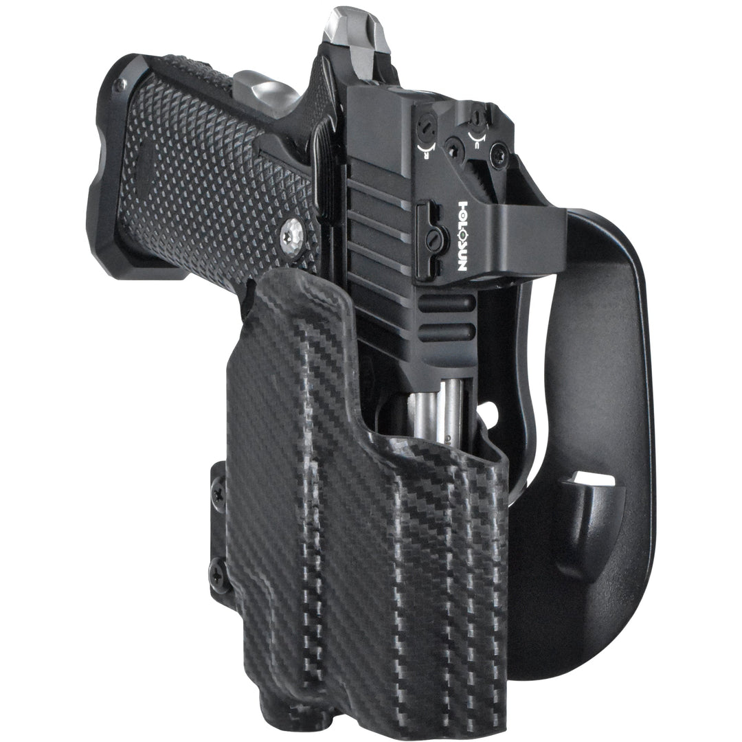 Bul Armory SAS II Ultralight 3.25'' w/ Streamlight TLR-8AG OWB Paddle Holster Carbon Fiber 3