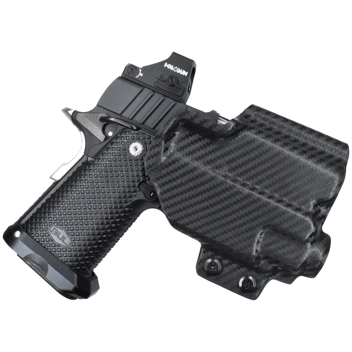 Bul Armory SAS II Ultralight 3.25'' w/ Streamlight TLR-8AG OWB Concealment/IDPA Holster  Carbon Fiber 1