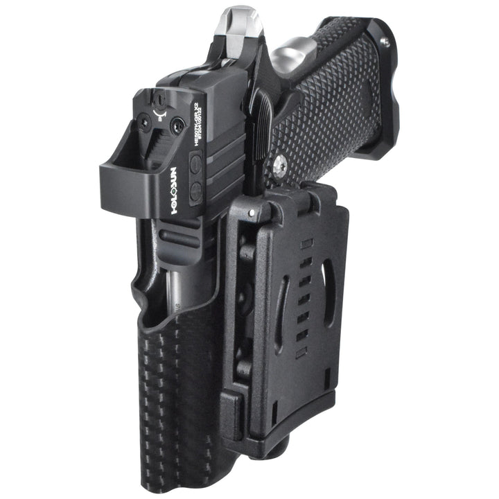 Bul Armory SAS II Ultralight 3.25'' w/ Streamlight TLR-8AG OWB Concealment/IDPA Holster  Carbon Fiber 3