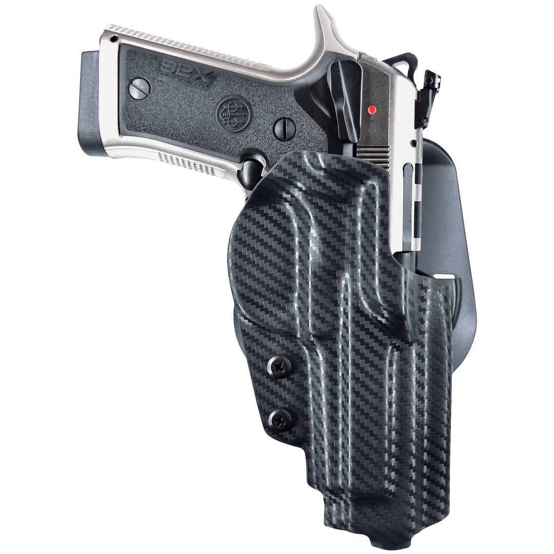 Beretta 92X Performance Defensive OWB Paddle Holster Carbon Fiber 2