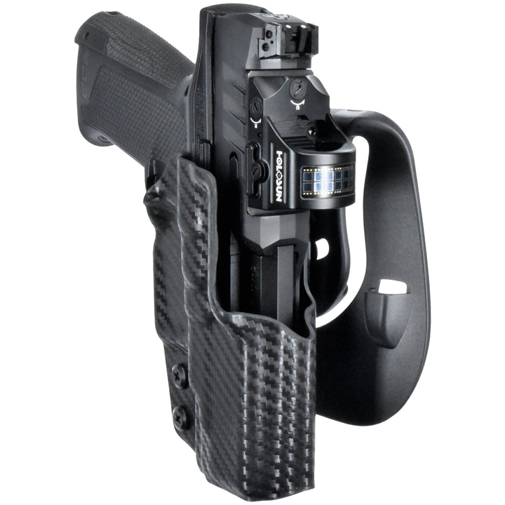 WALTHER PDP 5" OWB Paddle Holster Carbon Fiber 3