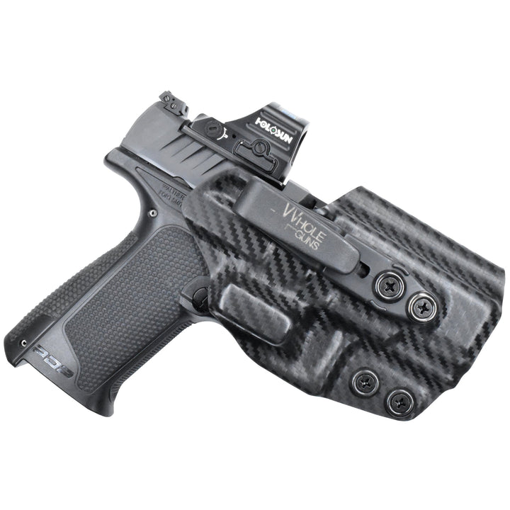 WALTHER PDP F 3.5" IWB Tuckable Red Dot Ready w/ Integrated Claw Holster Carbon Fiber 1