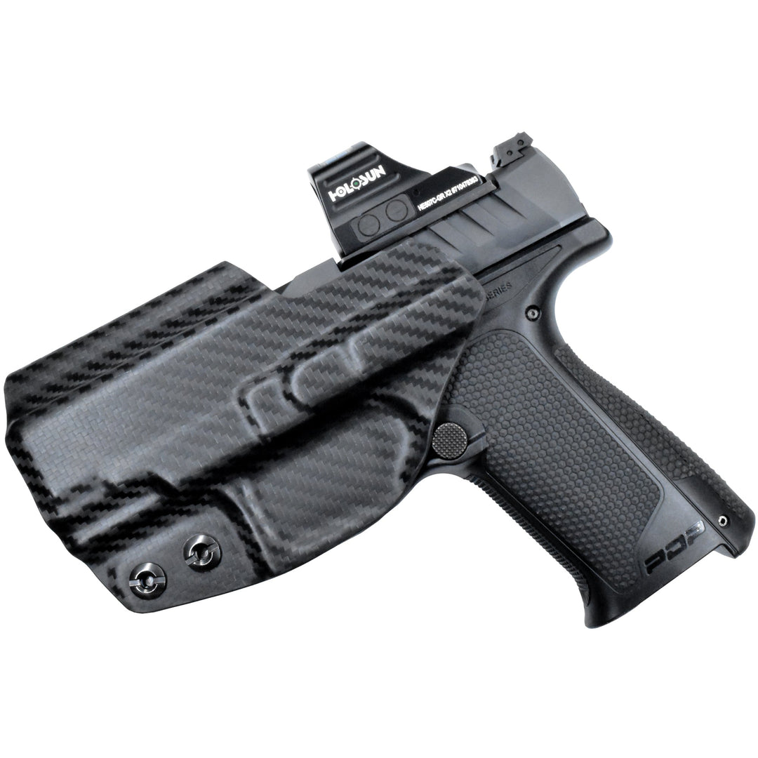 WALTHER PDP F 3.5" IWB Tuckable Red Dot Ready w/ Integrated Claw Holster Carbon Fiber 2