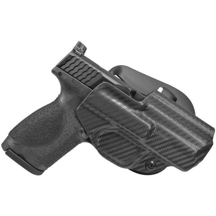 Smith & Wesson M&P9 Sub Compact OWB PADDLE HOLSTER Carbon Fiber 2