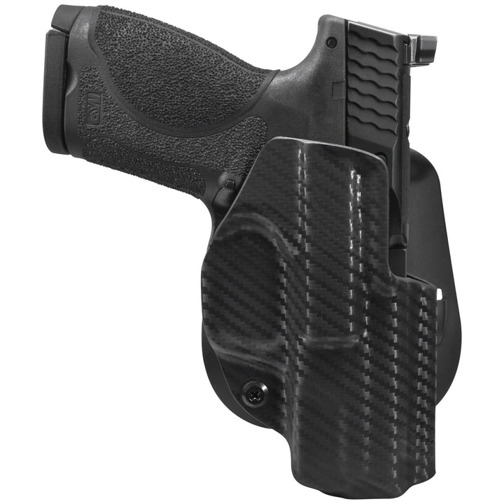 Smith & Wesson M&P9 Sub Compact OWB PADDLE HOLSTER Carbon Fiber 4