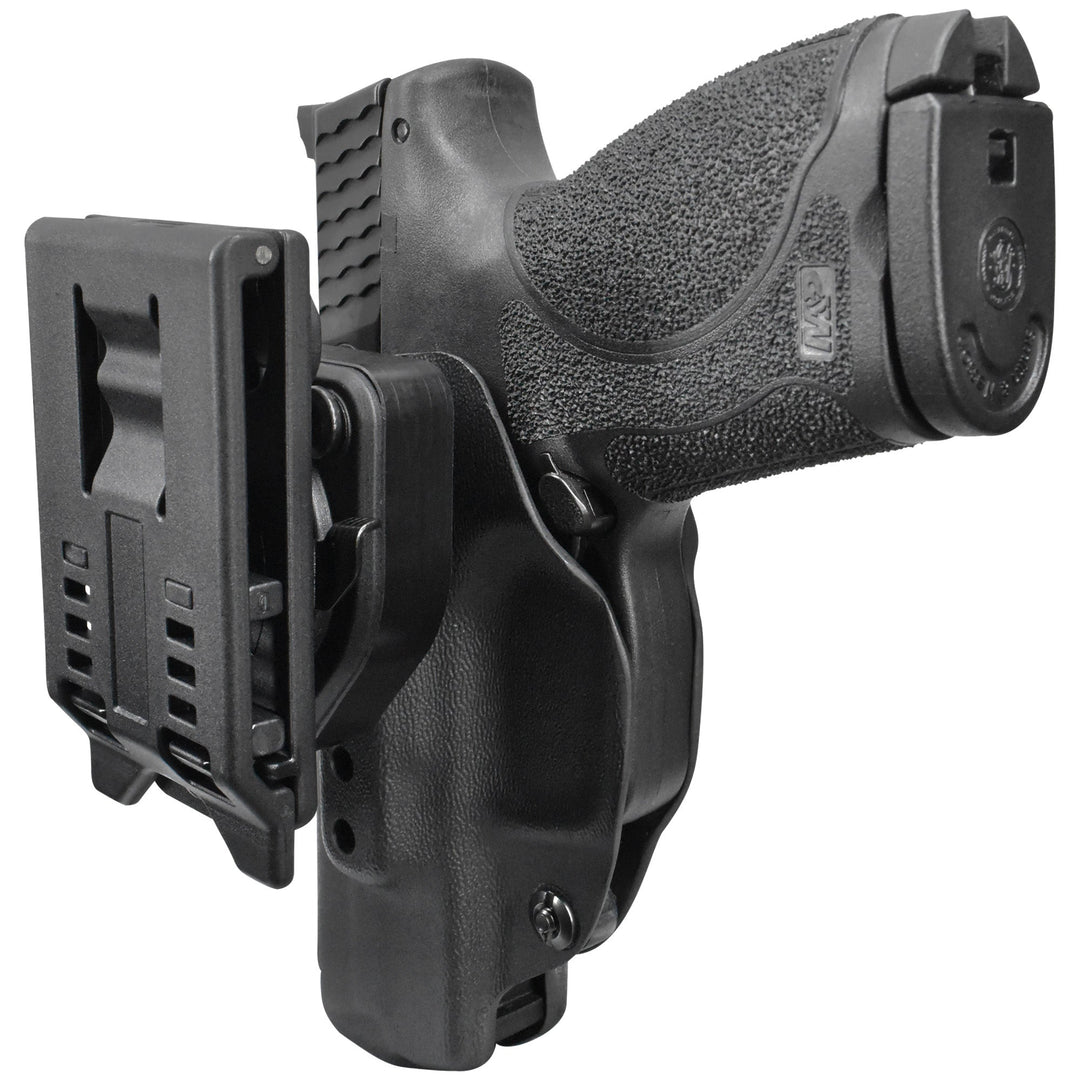Smith & Wesson M&P9 Sub Compact OWB Quick Detach IDPA Holster Black 3