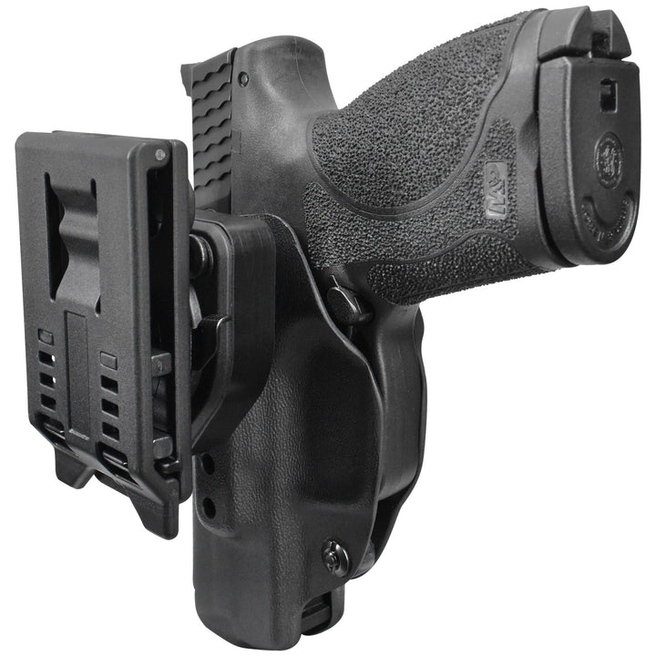 Smith & Wesson M&P9 Sub Compact OWB Quick Detach IDPA Holster Black 3
