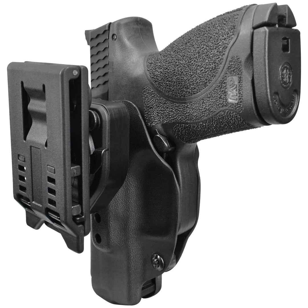 Smith & Wesson M&P9 Sub Compact OWB Quick Detach IDPA Holster Black 4