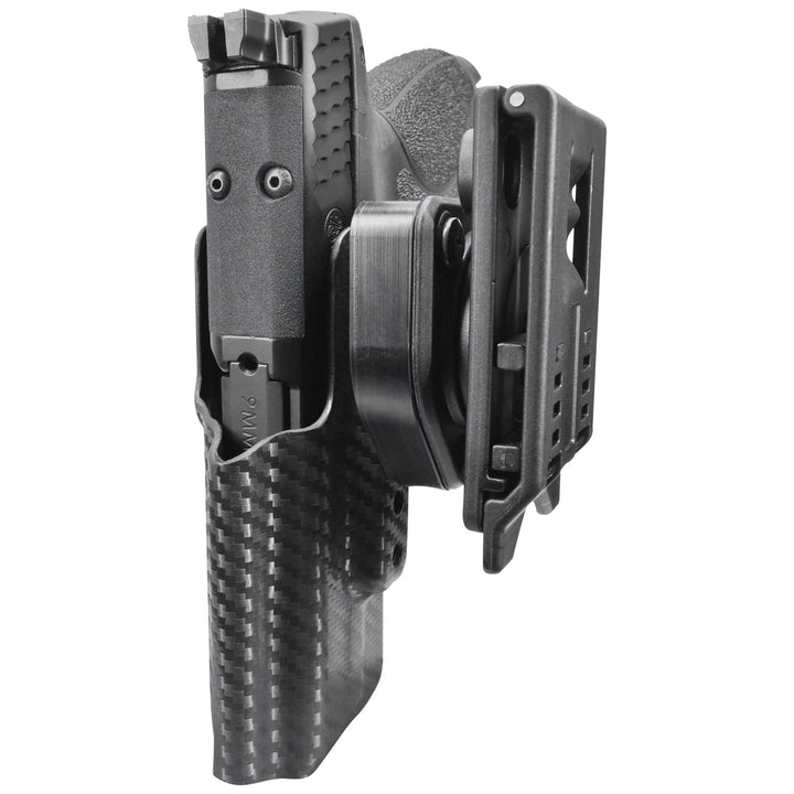 Smith & Wesson M&P9 Sub Compact OWB Quick Detach IDPA Holster Carbon Fiber 3