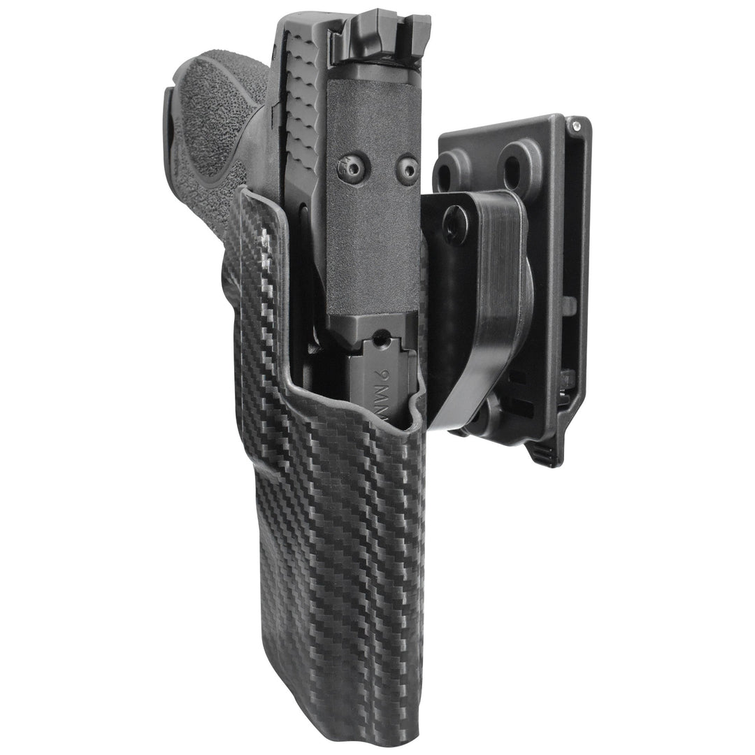 Smith & Wesson M&P9 Sub Compact OWB Quick Detach IDPA Holster Carbon Fiber 6
