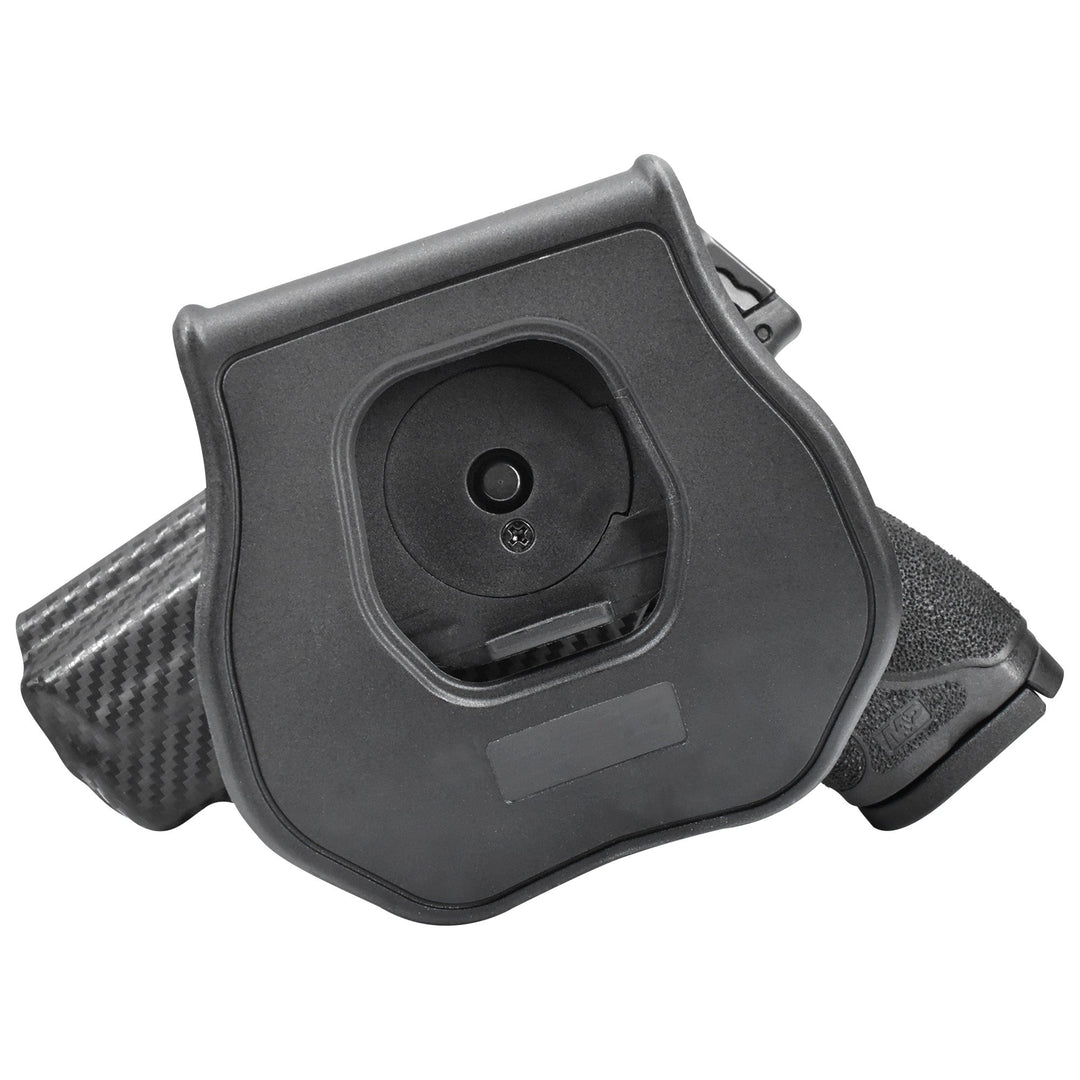 Smith & Wesson M&P9 Sub Compact OWB Quick detach Paddle Holster Carbon Fiber 2