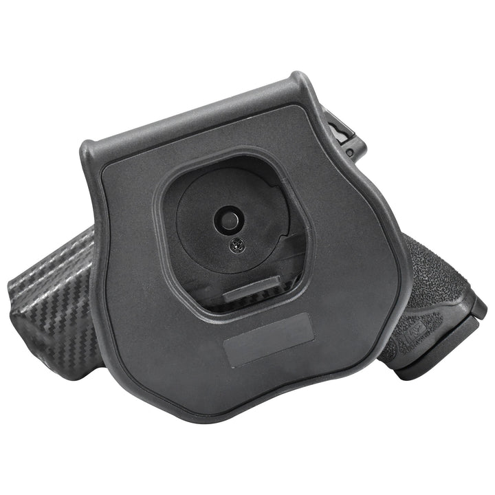 Smith & Wesson M&P9 Sub Compact OWB Quick detach Paddle Holster Carbon Fiber 2