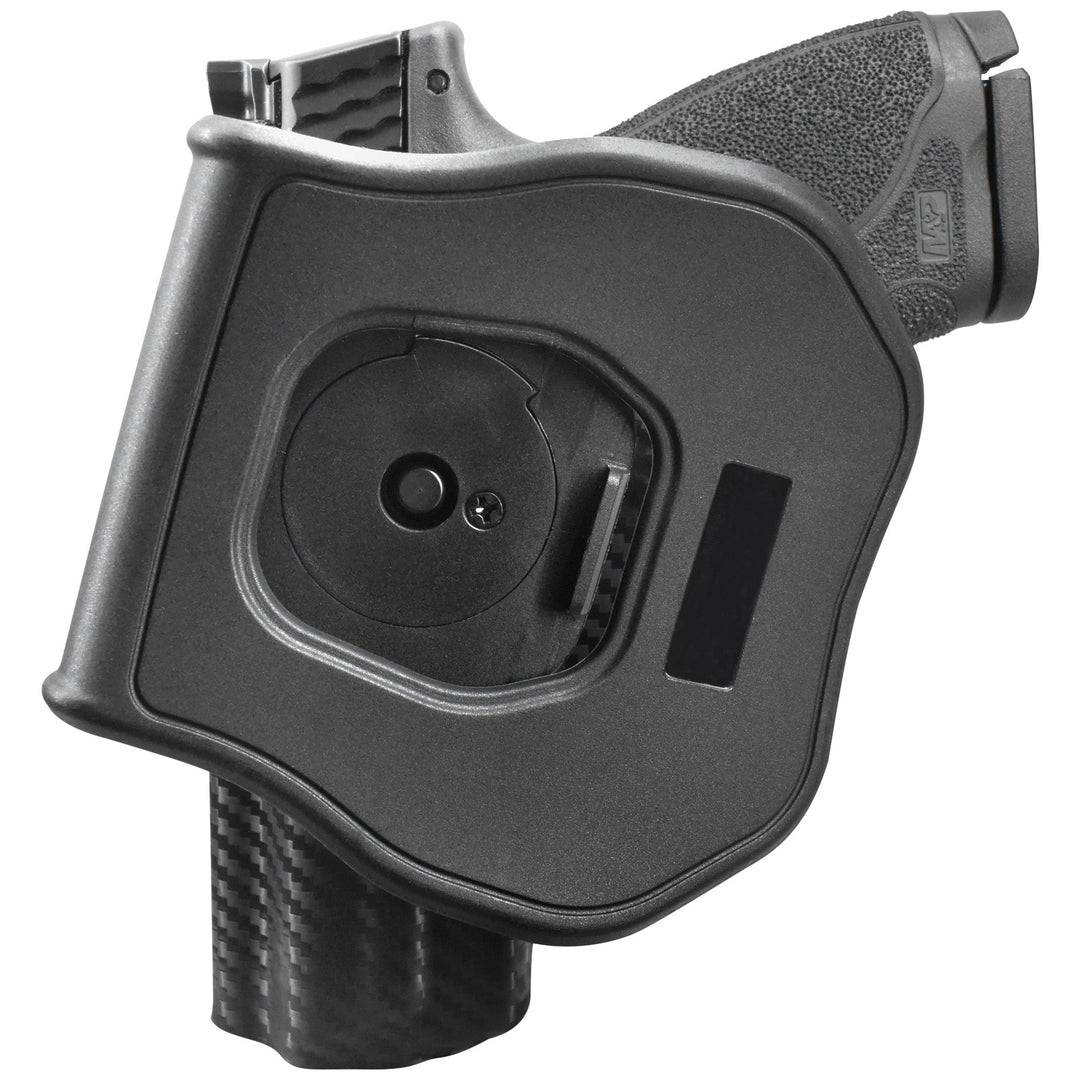 Smith & Wesson M&P9 Sub Compact OWB Quick detach Paddle Holster Carbon Fiber 4