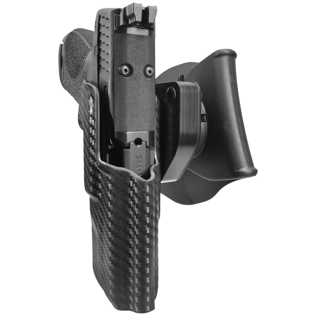 Smith & Wesson M&P9 Sub Compact OWB Quick detach Paddle Holster Carbon Fiber 3