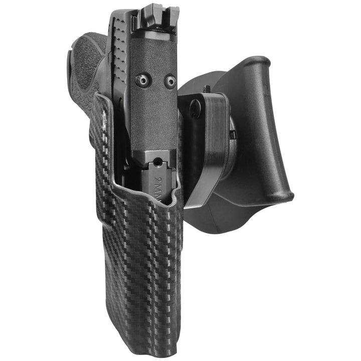 Smith & Wesson M&P9 Sub Compact OWB Quick detach Paddle Holster Carbon Fiber 3