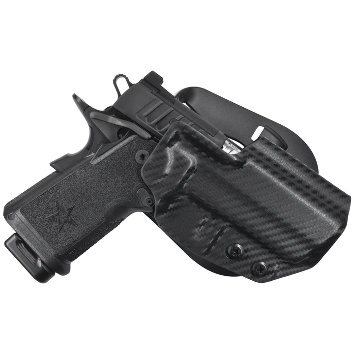 STI Staccato CS OWB Paddle Holster Carbon Fiber 1