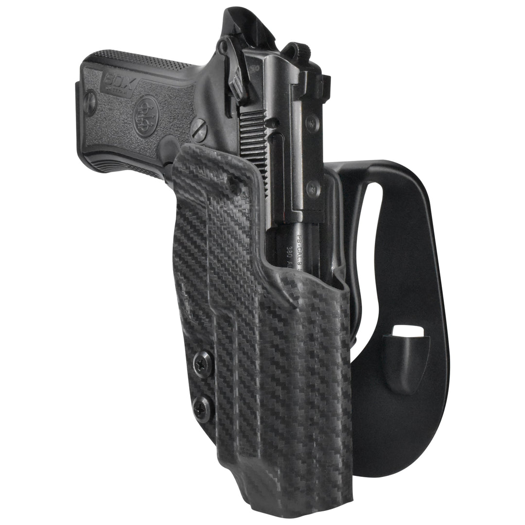 Beretta 80X Cheetah 3.9'' OWB Paddle Holster CarbonFiber 3