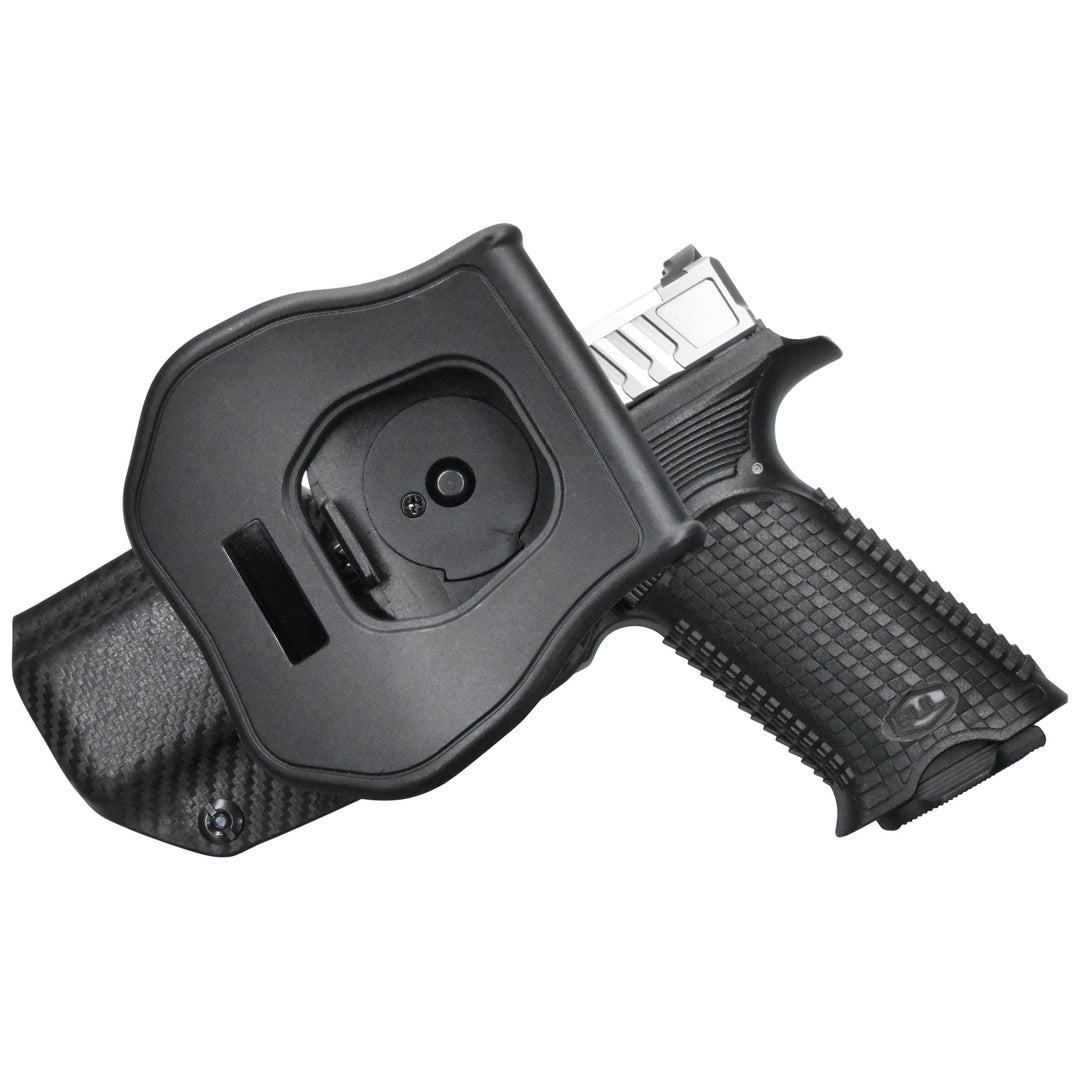 Bul Armory Axe FS Tomahawk OWB Quick detach Paddle Holster Carbon Fiber 2