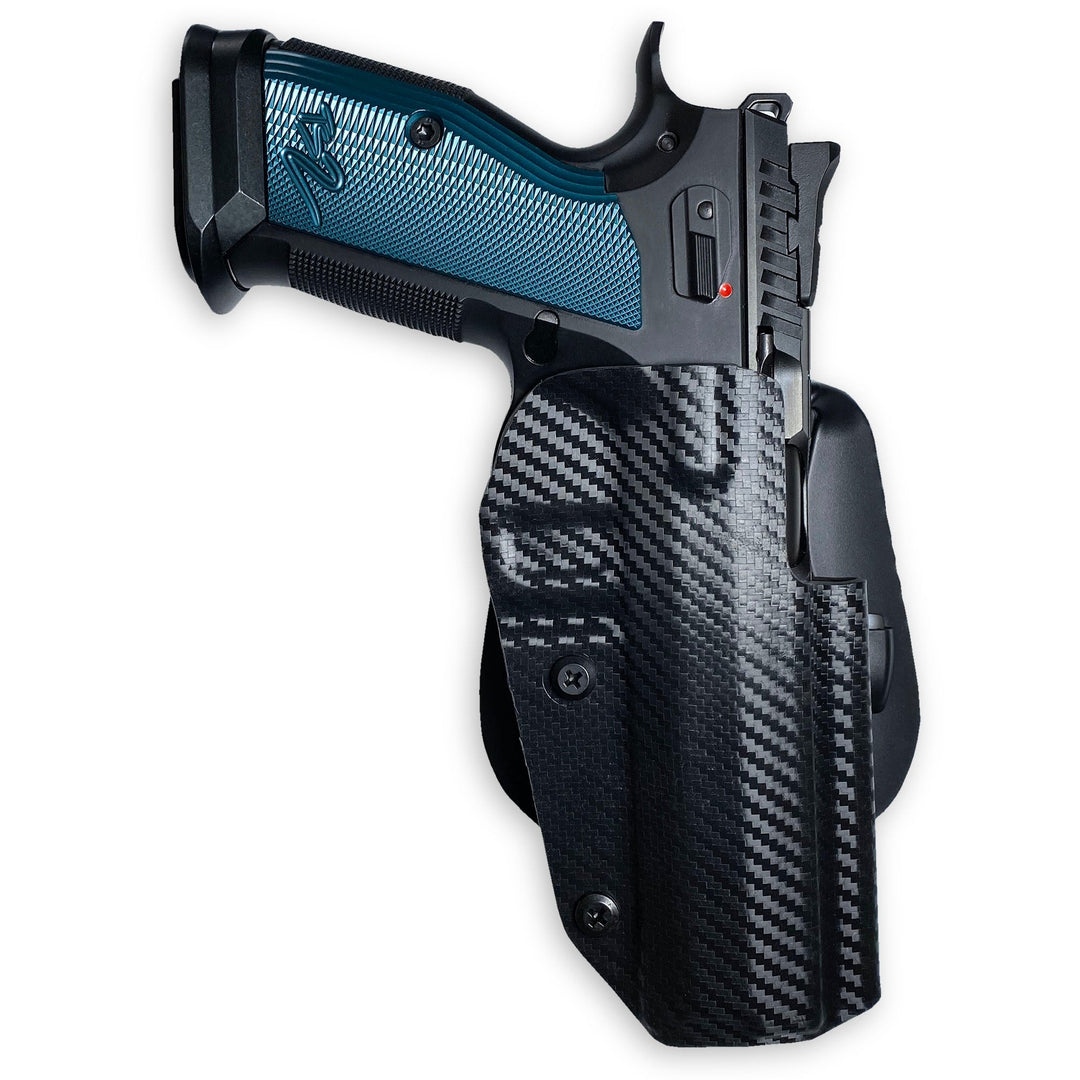 CZ Tactical Sport 2 OWB Paddle Holster Carbon Fiber 2