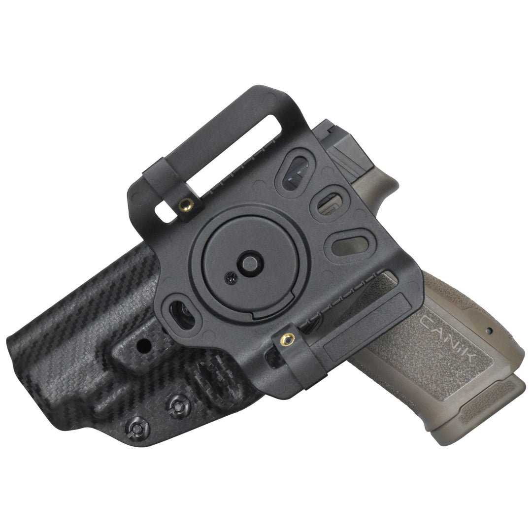 Canik METE MC9LS OWB Quick detach Belt Loop Holster Carbon Fiber 2