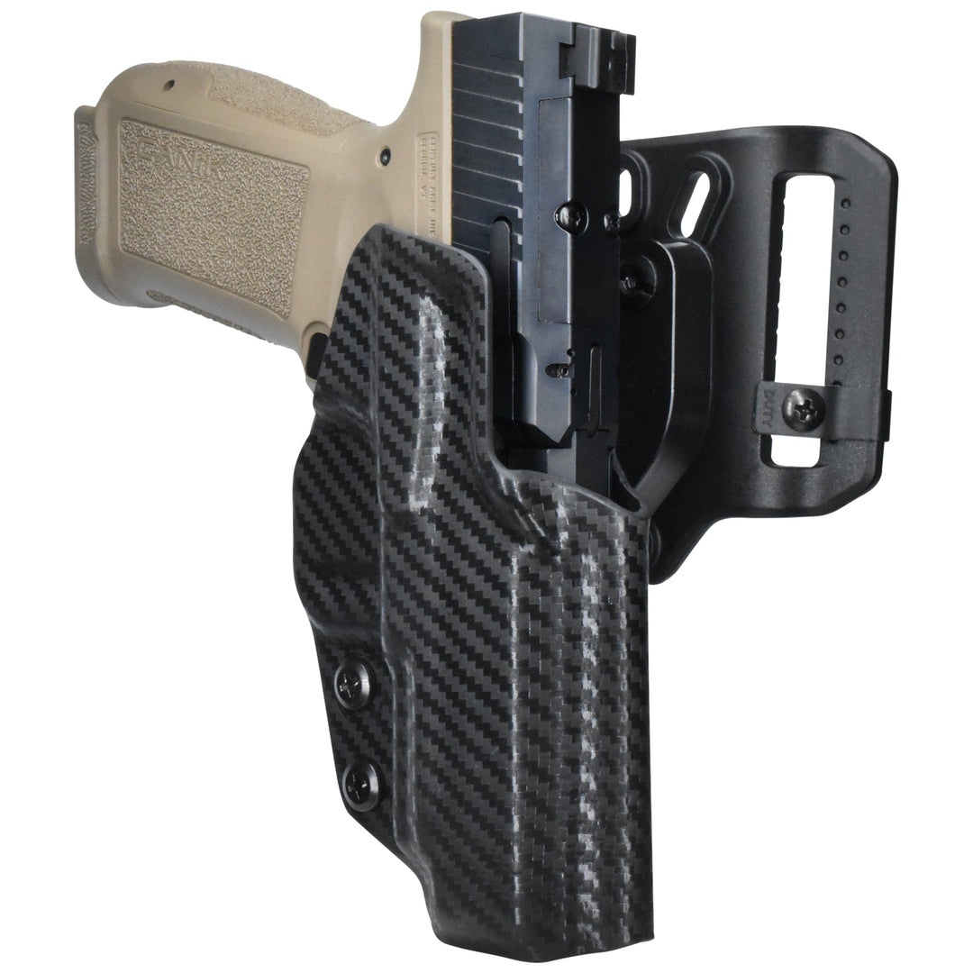 Canik METE MC9LS OWB Quick detach Belt Loop Holster Carbon Fiber 3