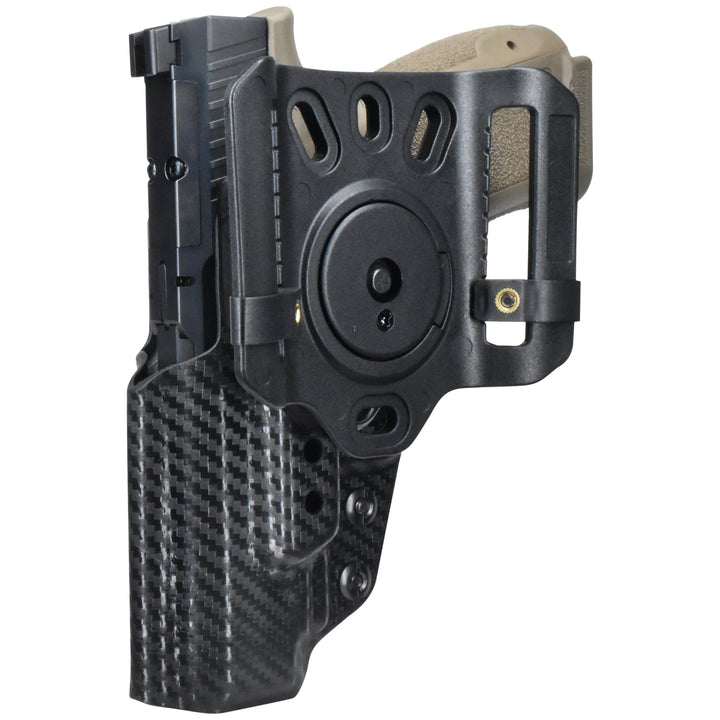 Canik METE MC9LS OWB Quick detach Belt Loop Holster Carbon Fiber 4