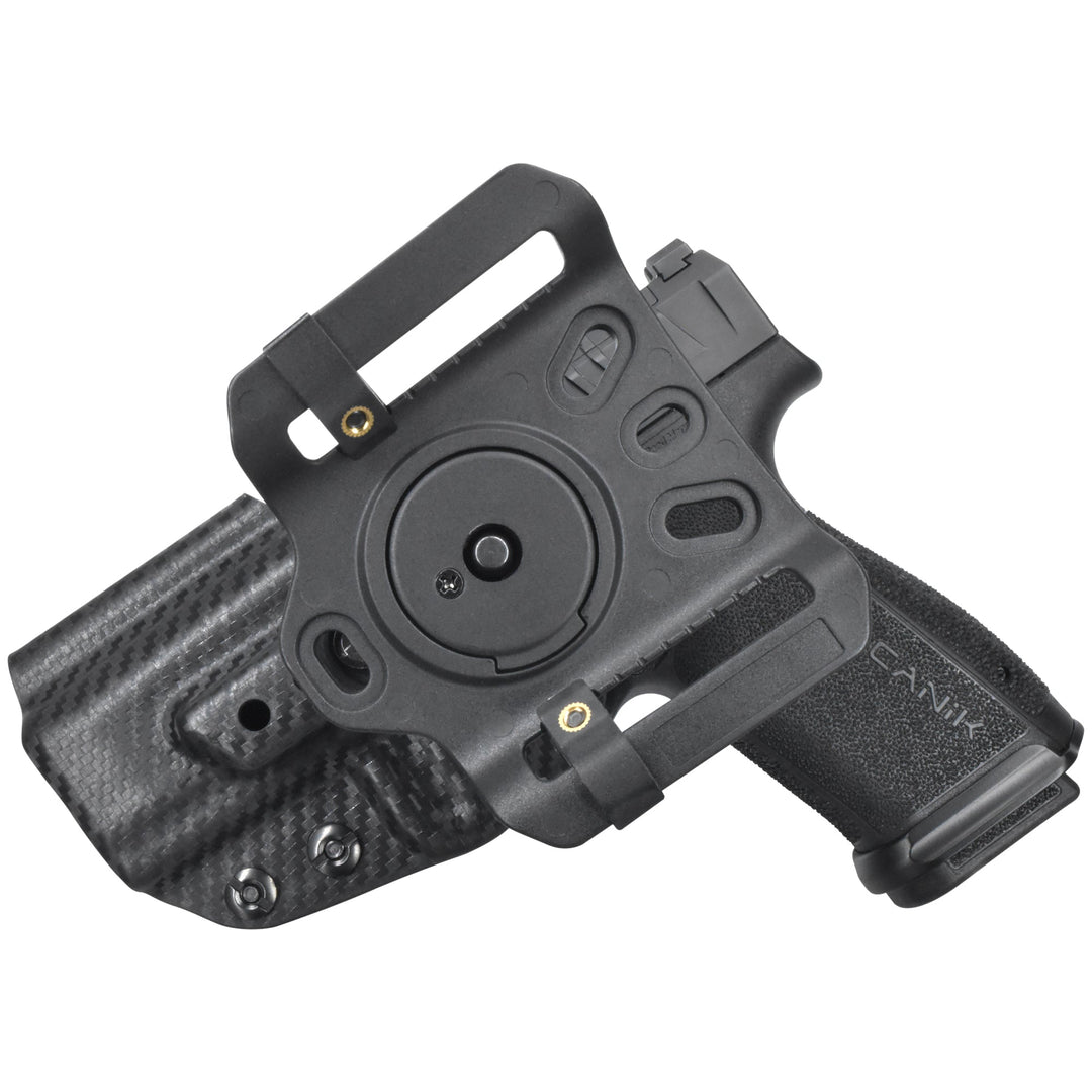 Canik METE MC9LS OWB Quick detach Belt Loop Holster Carbon Fiber 2