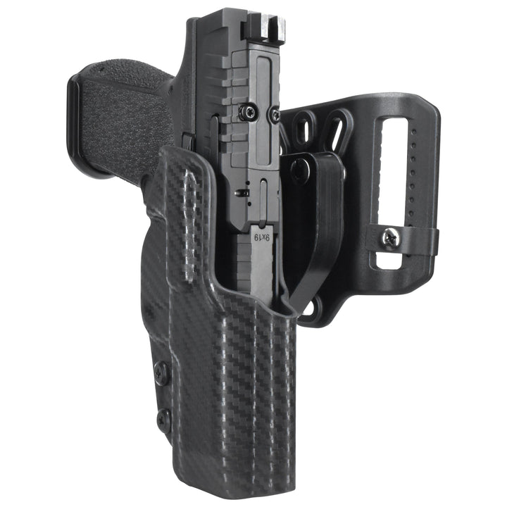 Canik METE MC9LS OWB Quick detach Belt Loop Holster Carbon Fiber 3