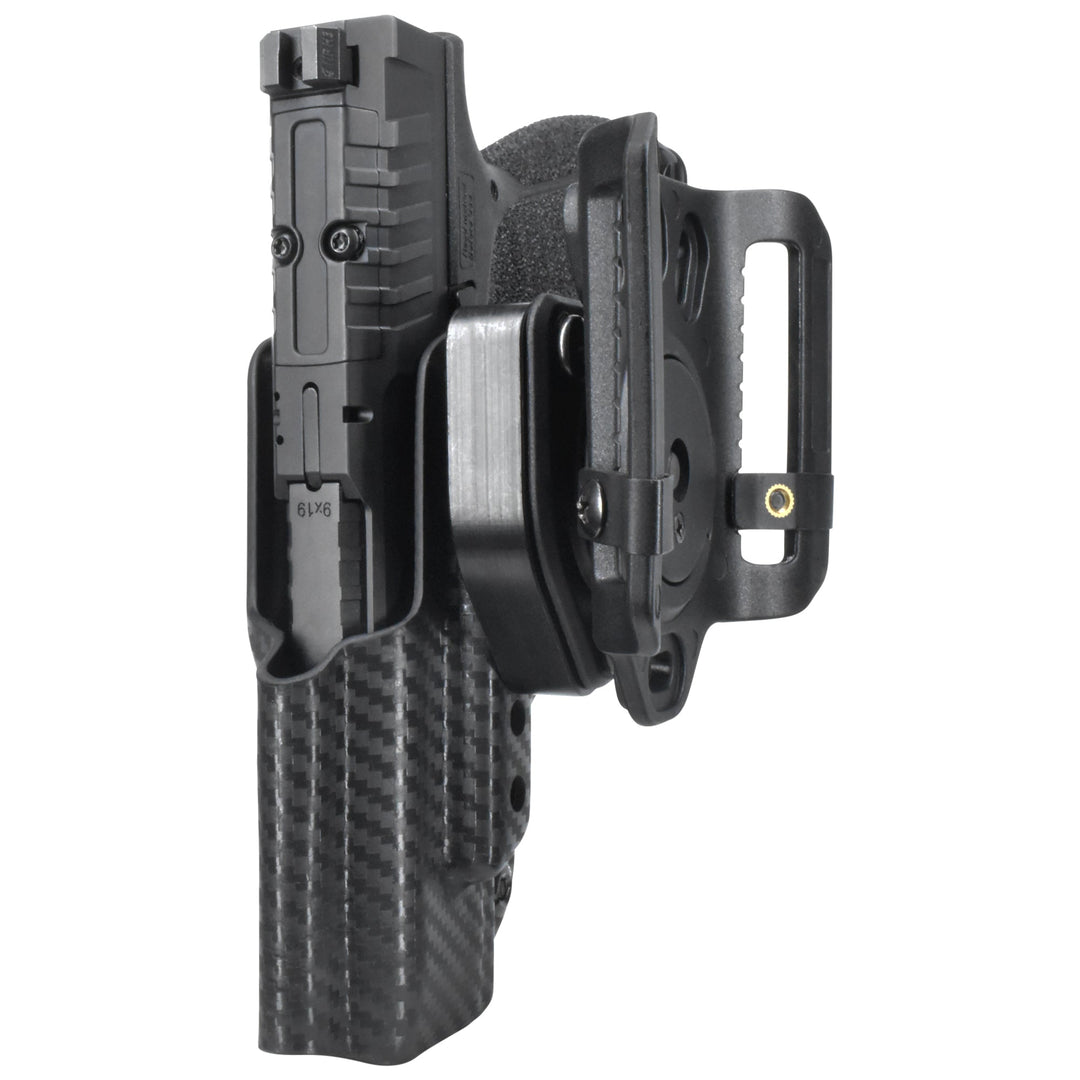 Canik METE MC9LS OWB Quick detach Belt Loop Holster Carbon Fiber 4