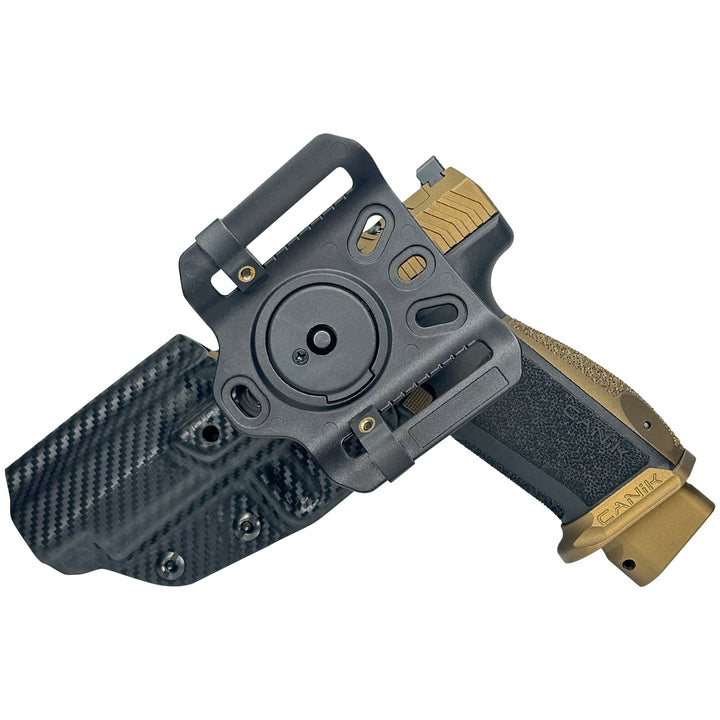 Canik TTI Combat OWB Quick detach Belt Loop Holster Carbon Fiber 6