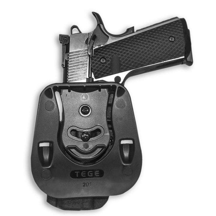 1911 4.25" OWB Paddle Holster Black 4