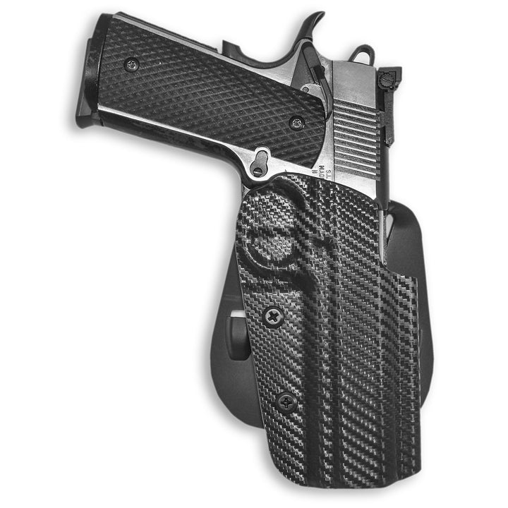 1911 4.25" OWB Paddle Holster Carbon Fiber 3