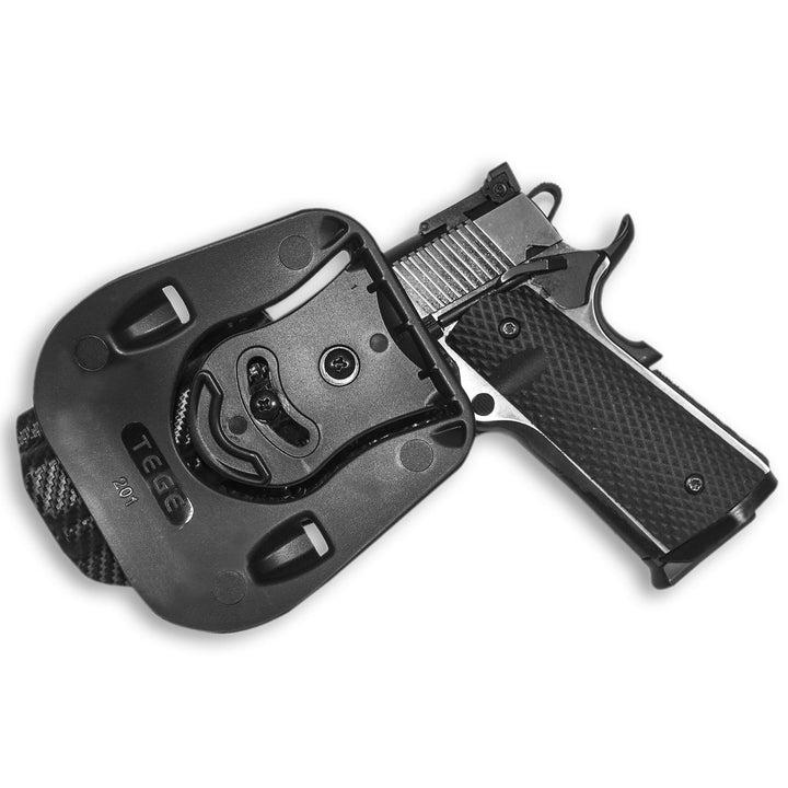 1911 4.25" OWB Paddle Holster Carbon Fiber 2