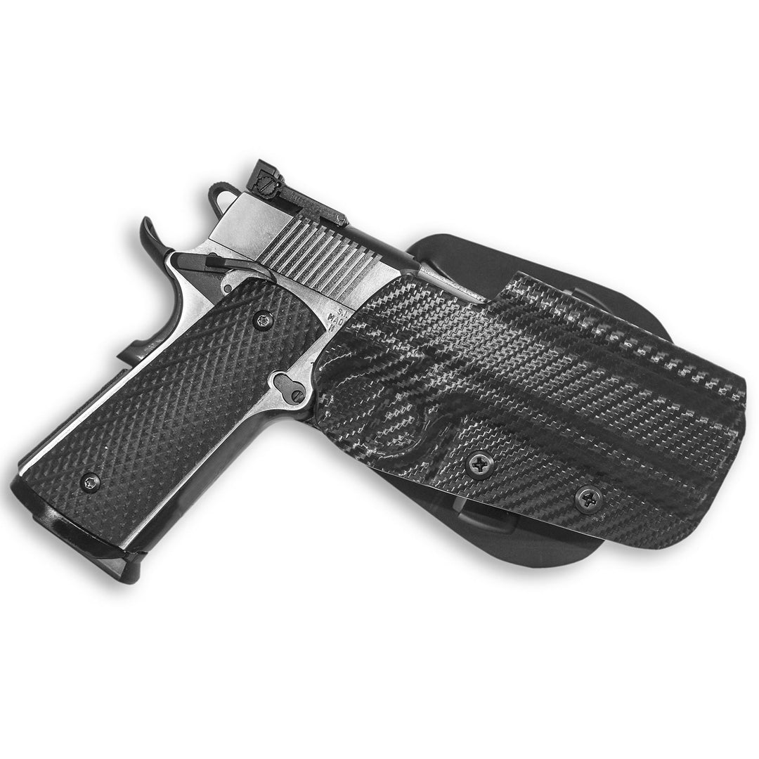 1911 4.25" OWB Paddle Holster  Carbon Fiber 1