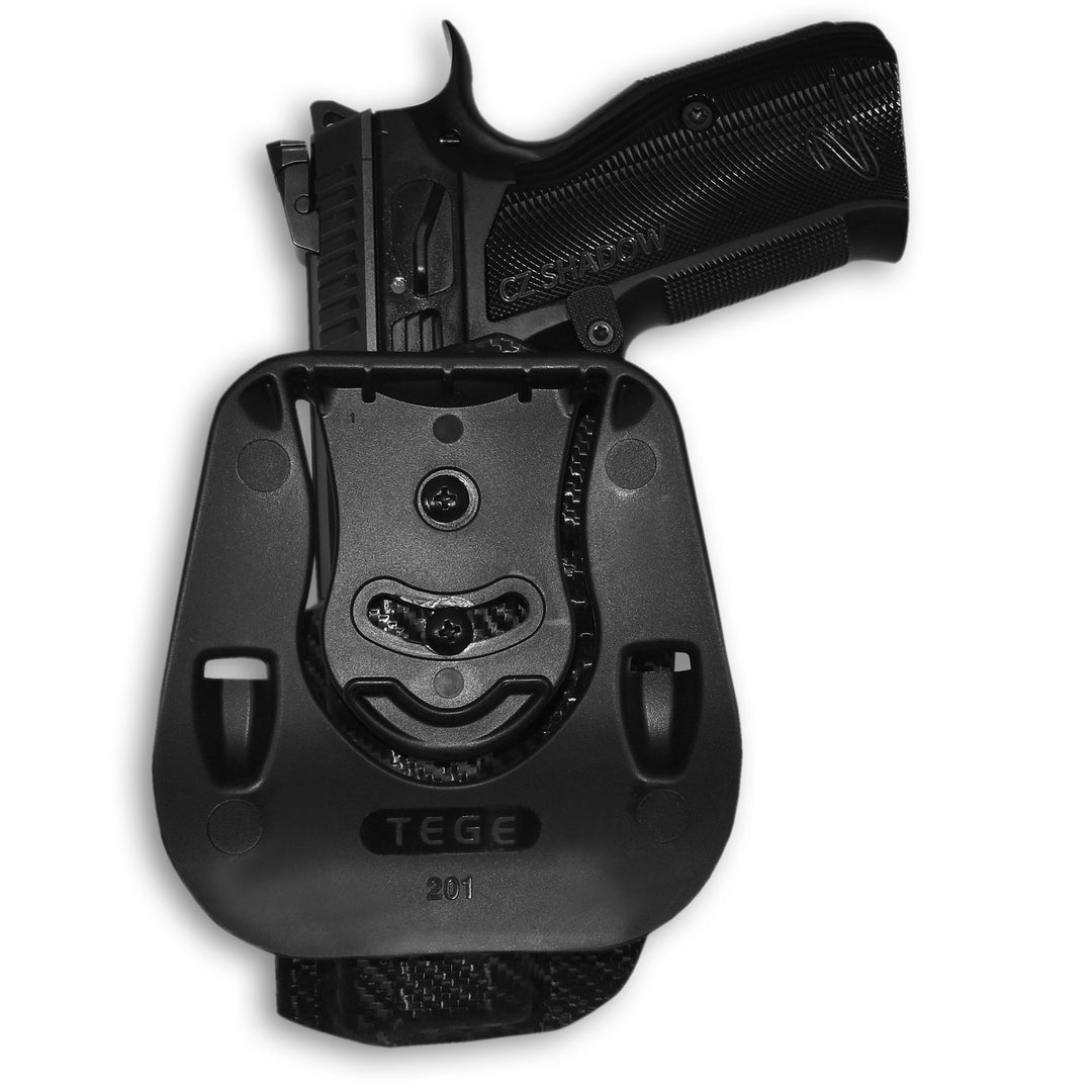 CZ Shadow 2 OWB Paddle Holster Carbon Fiber 4