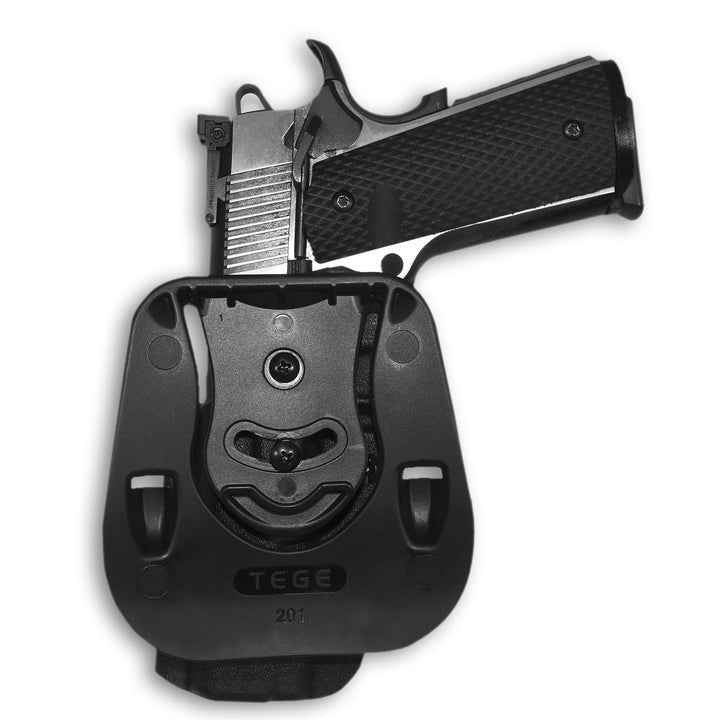 1911 5" OWB Paddle Holster Black 4