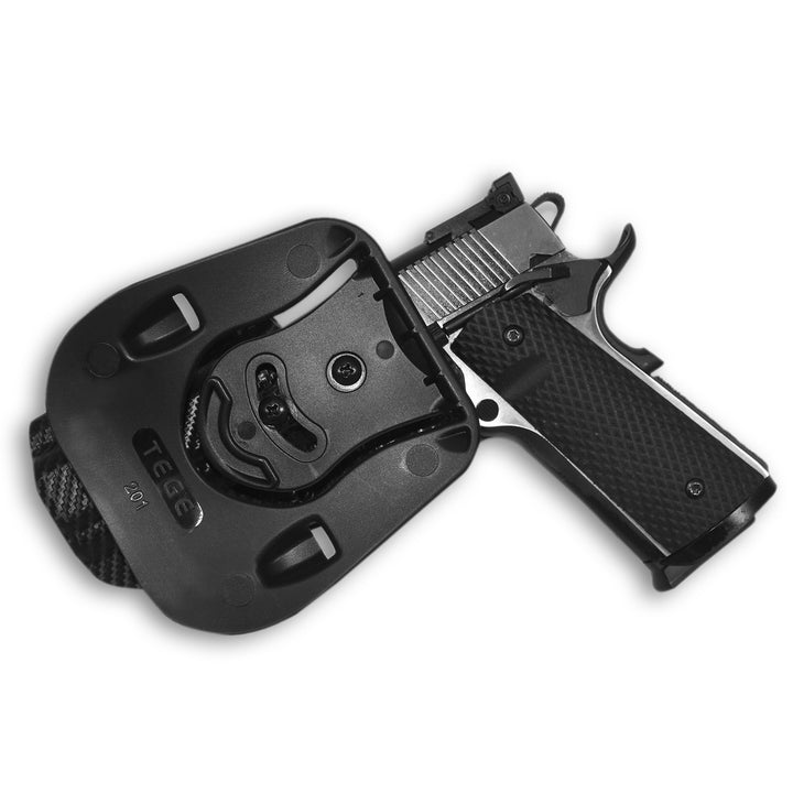 1911 5" OWB Paddle Holster Carbon Fiber 2