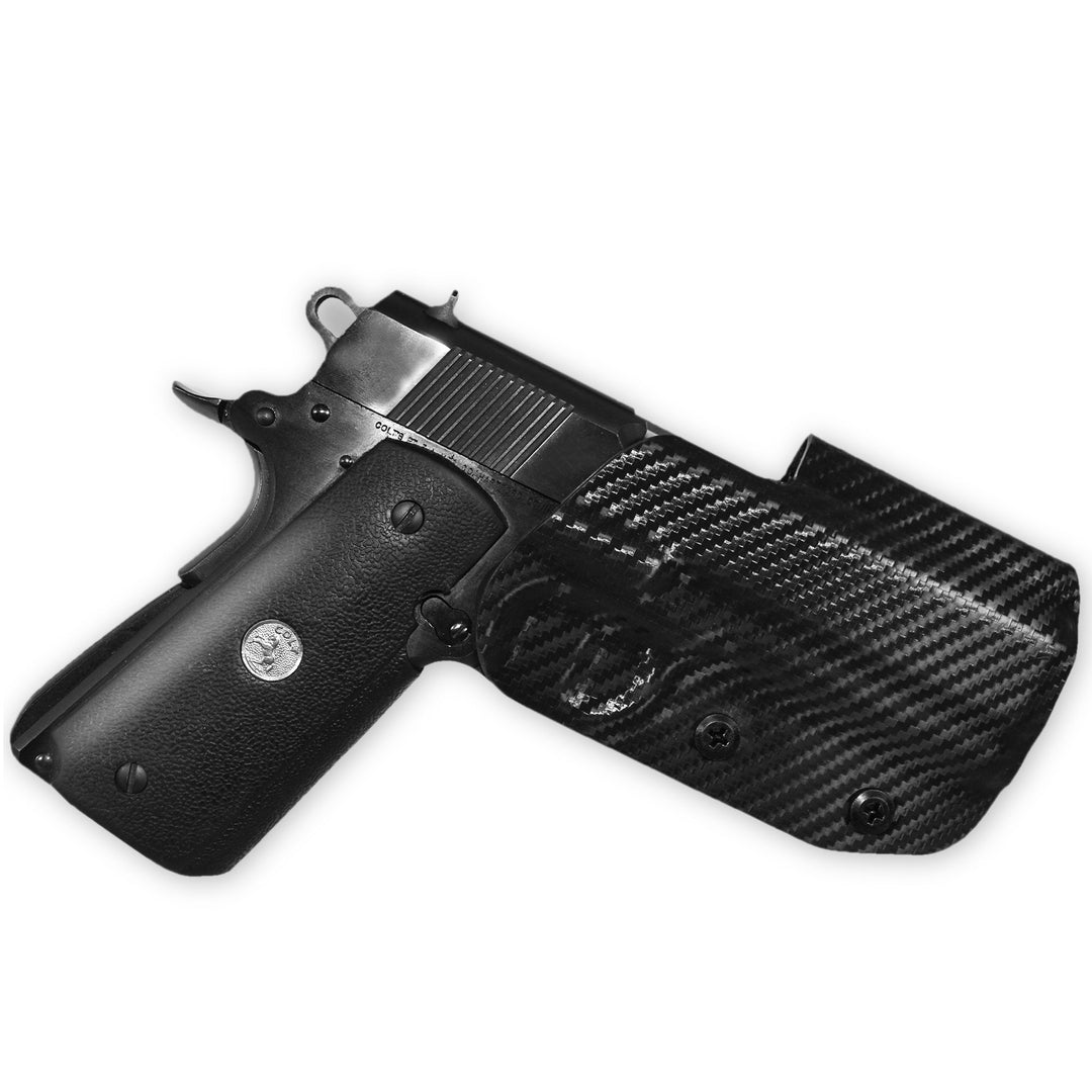 1911 4.25" OWB Concealment/IDPA Holster Carbon Fiber 1