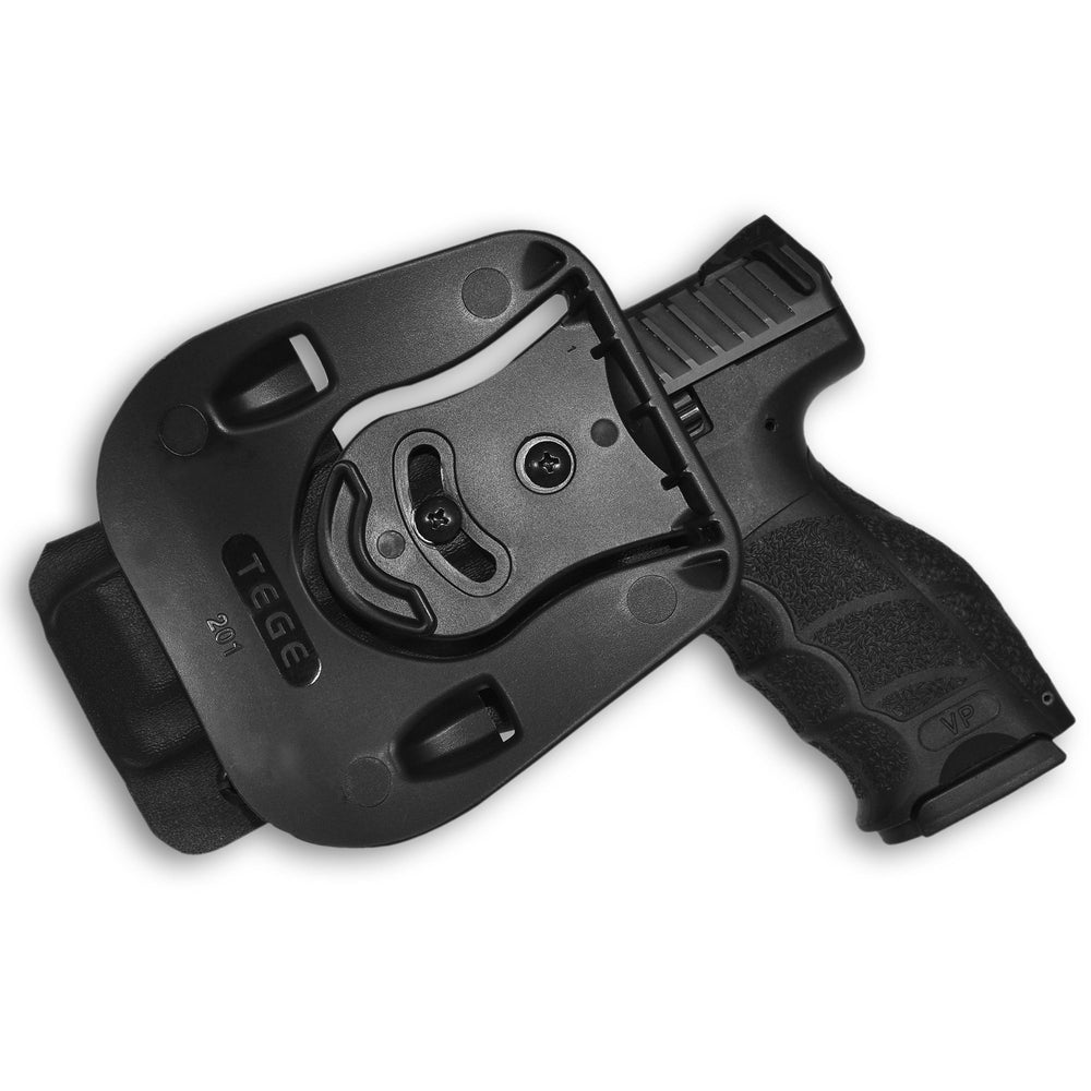 H&K VP9 OWB Paddle Holster Black 2