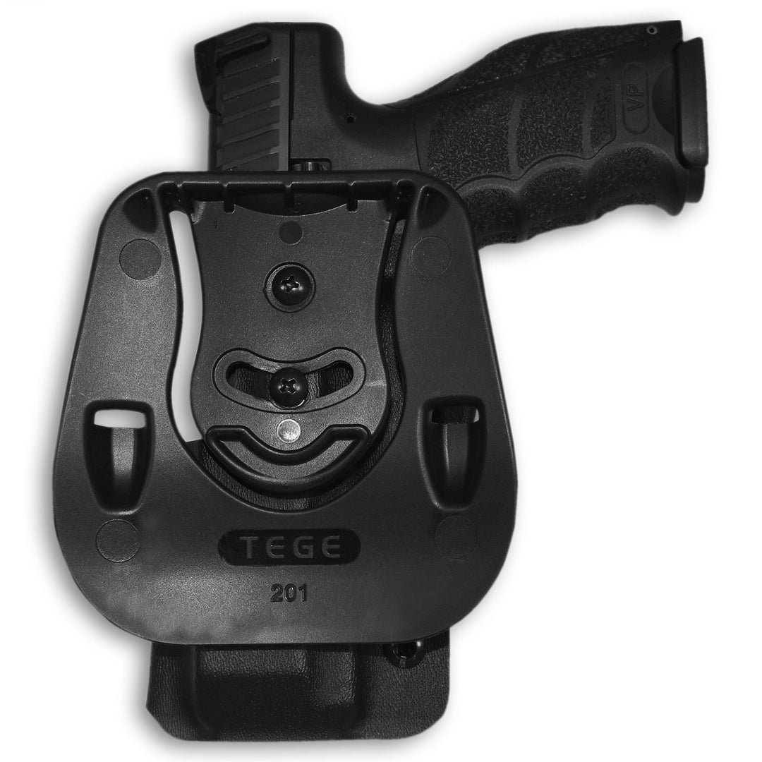 H&K VP9 OWB Paddle Holster Black 4