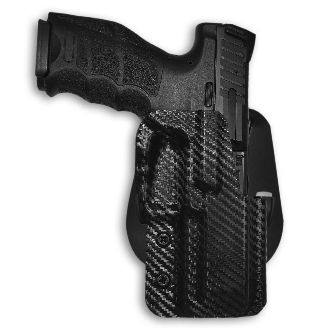 H&K VP9 OWB Paddle Holster Carbon Fiber 3