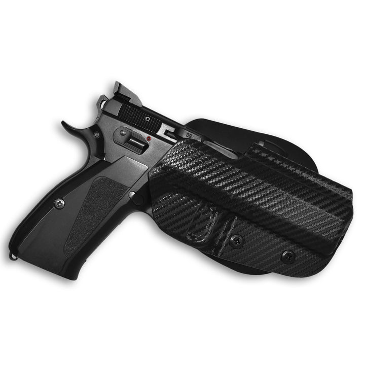 CZ 75 SP-01 OWB Paddle Holster Carbon Fiber 1