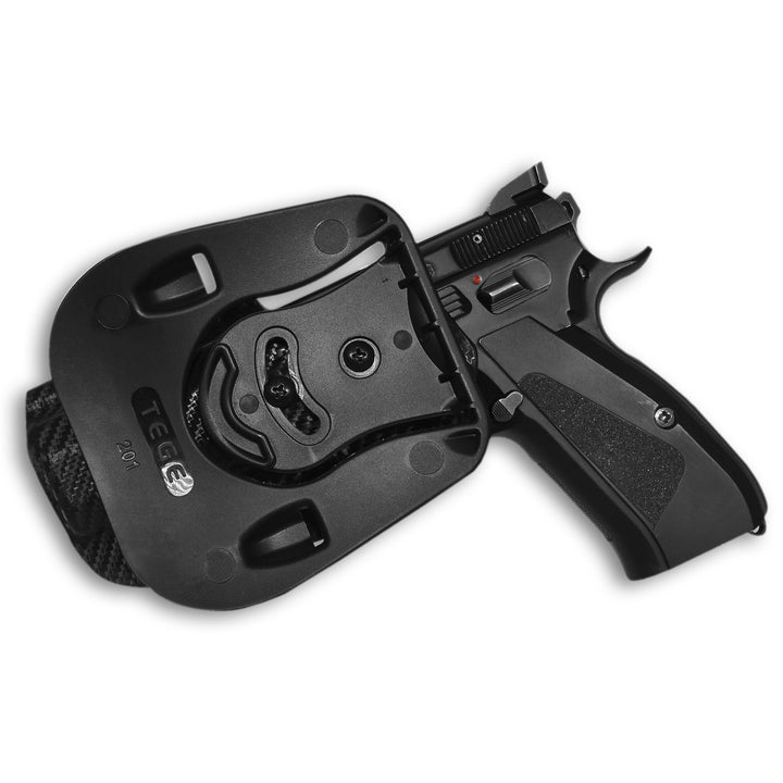 CZ 75 SP-01 OWB Paddle Holster Carbon Fiber 2