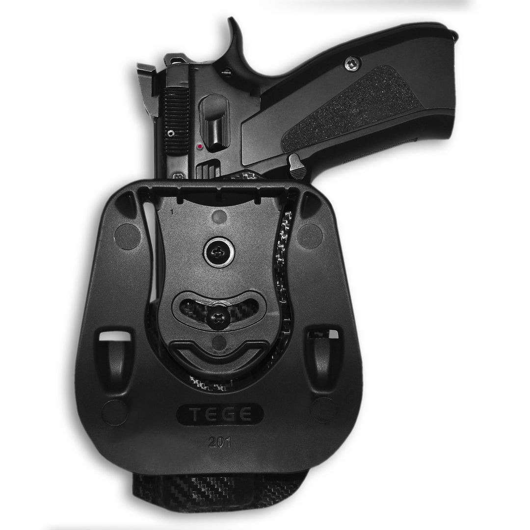 CZ 75 SP-01 OWB Paddle Holster Carbon Fiber 4