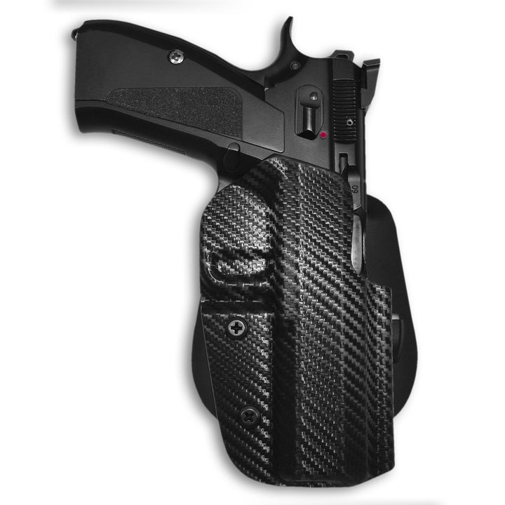 CZ 75 SP-01 OWB Paddle Holster Carbon Fiber 3